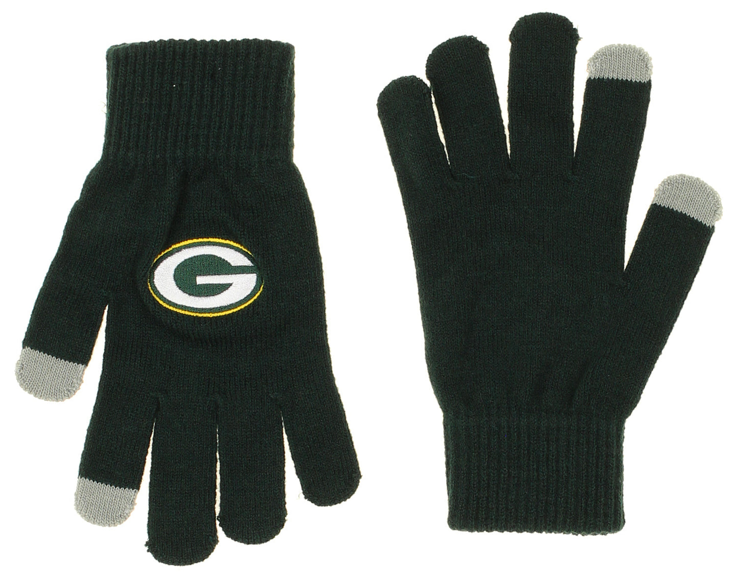 FOCO X Zubaz NFL Collab 3 Pack Glove Scarf & Hat Outdoor Winter Set, Green Bay Packers