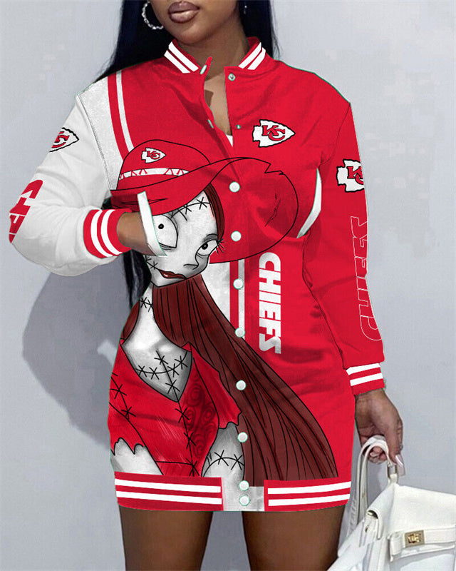 New
Limited Edition Button Down Long Sleeve Jacket Dress