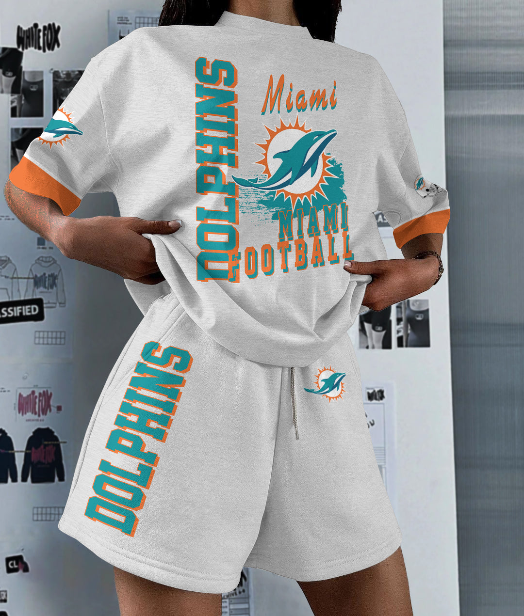 Miami Dolphins Limited Edition Women's T-Shirt & Short Set