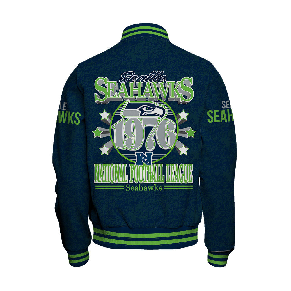 Seattle Seahawks Football Team 2025 -26 Super Durable Unisex Varsity Jacket
