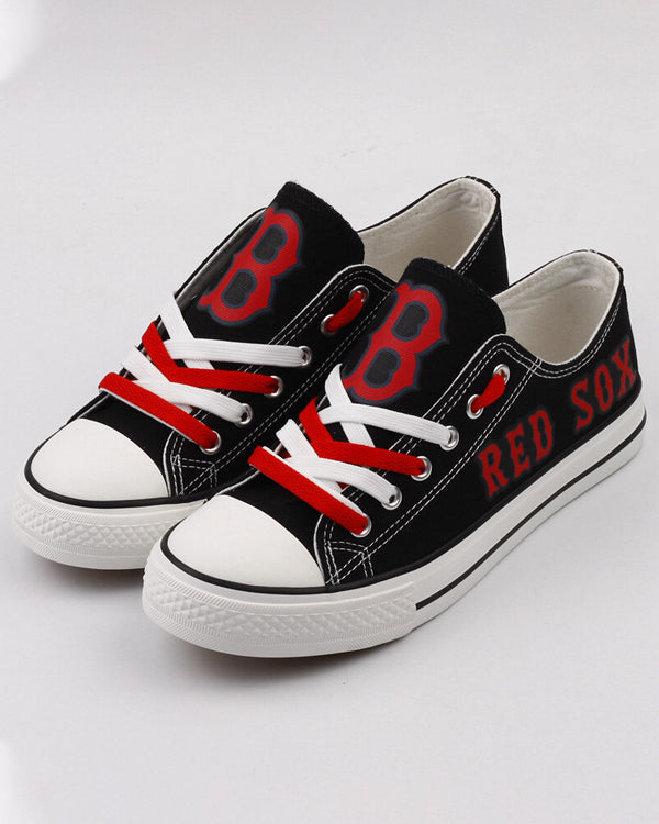 Casual printed low-top canvas shoes unisex