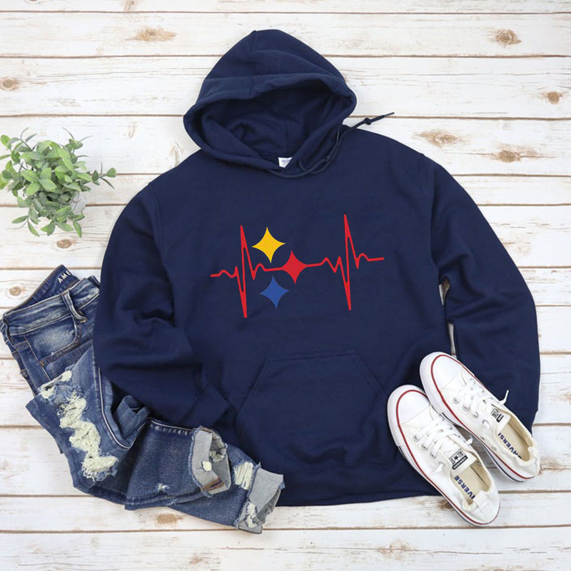 Fashion printed long sleeved Hoodie
