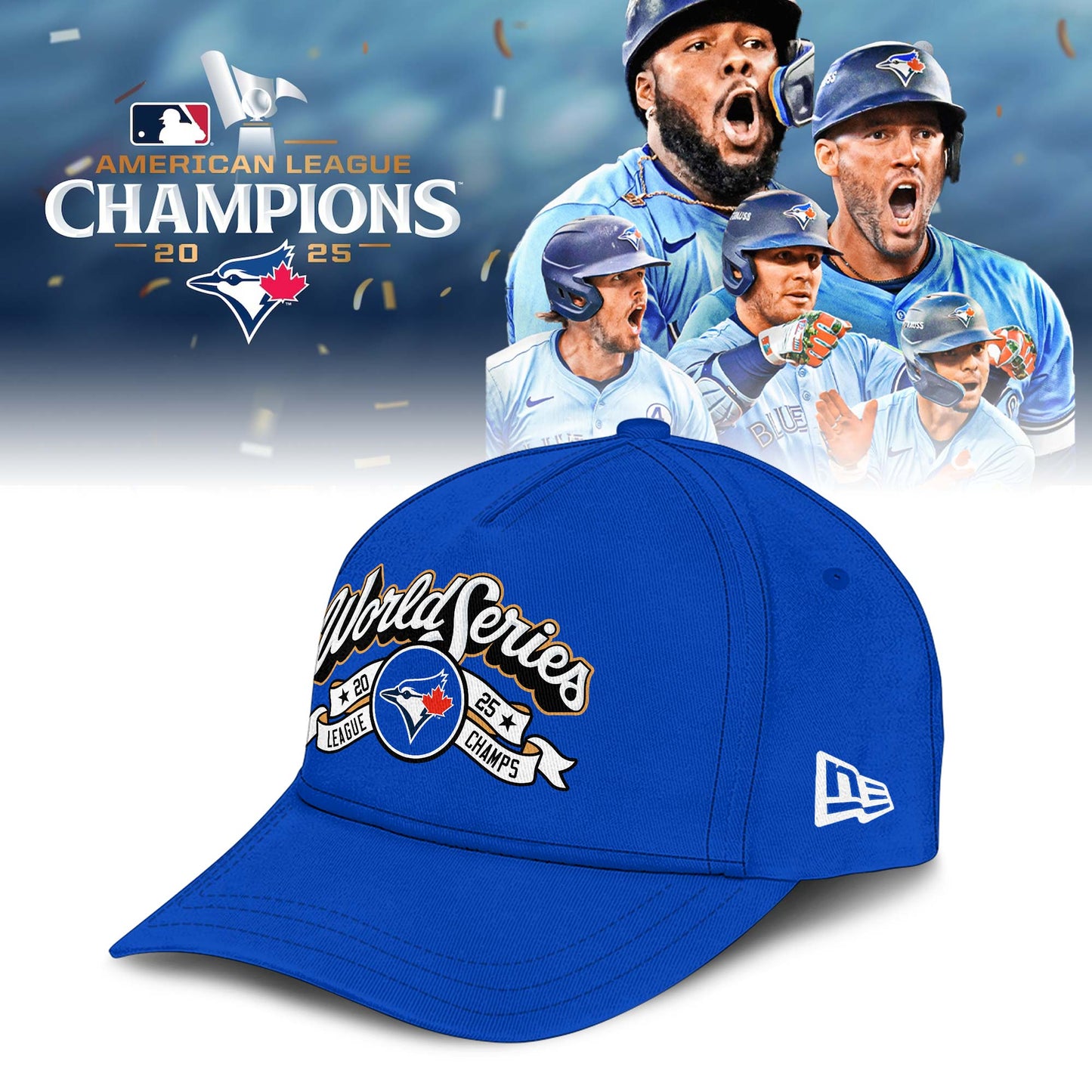 Toronto Blue Jays 2025 American League Champions Combo Hoodie