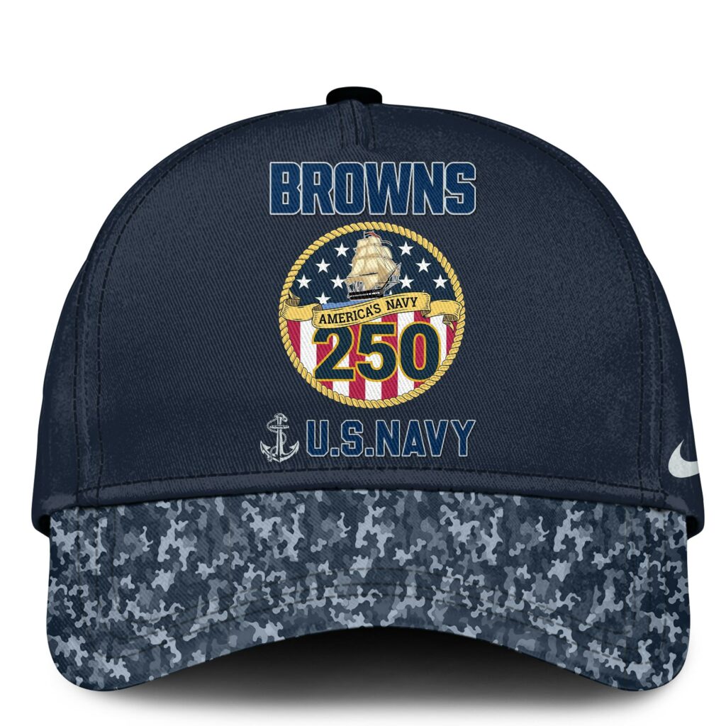 Cleveland Browns Navy 250th Birthday Hoodie Limited Edions