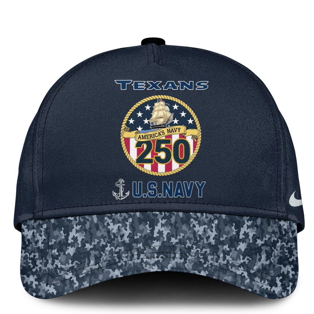 Houston Texans Navy 250th Birthday Hoodie Limited Edions