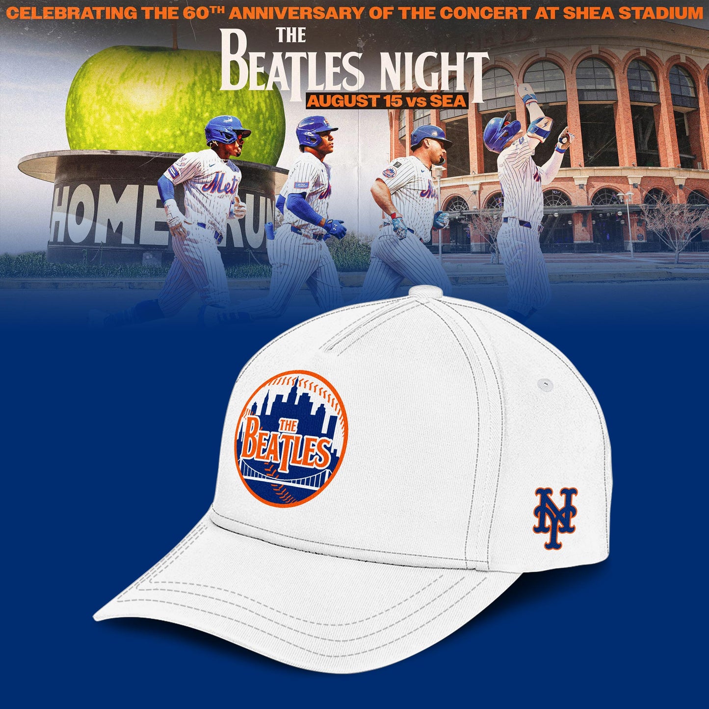 New York Mets The Beatles Night 2025 Limited Edition Hoodie