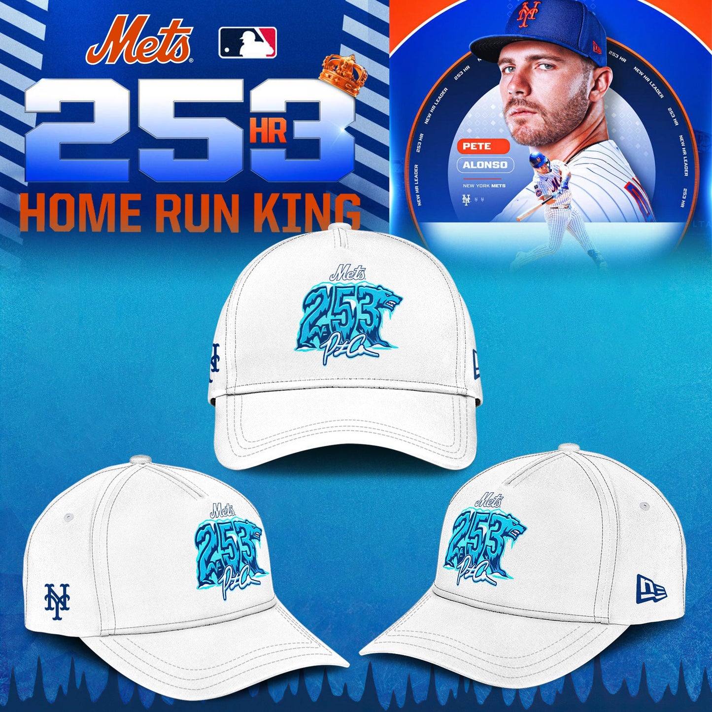 New York Mets Pete Alonso 253 Home Run Limited Editions Hoodie