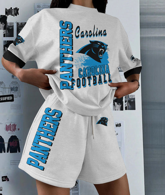 Carolina Panthers Limited Edition Women's T-Shirt & Short Set