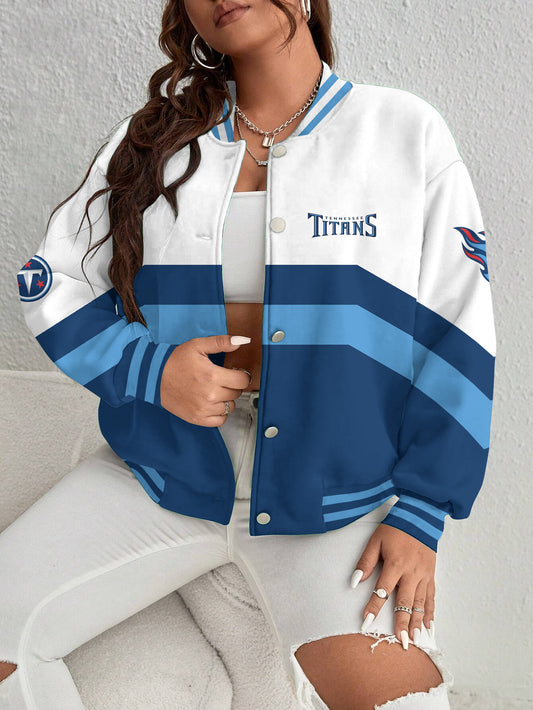 Tennessee Titans Women's Long Pass Full- Snap Casual Jacket