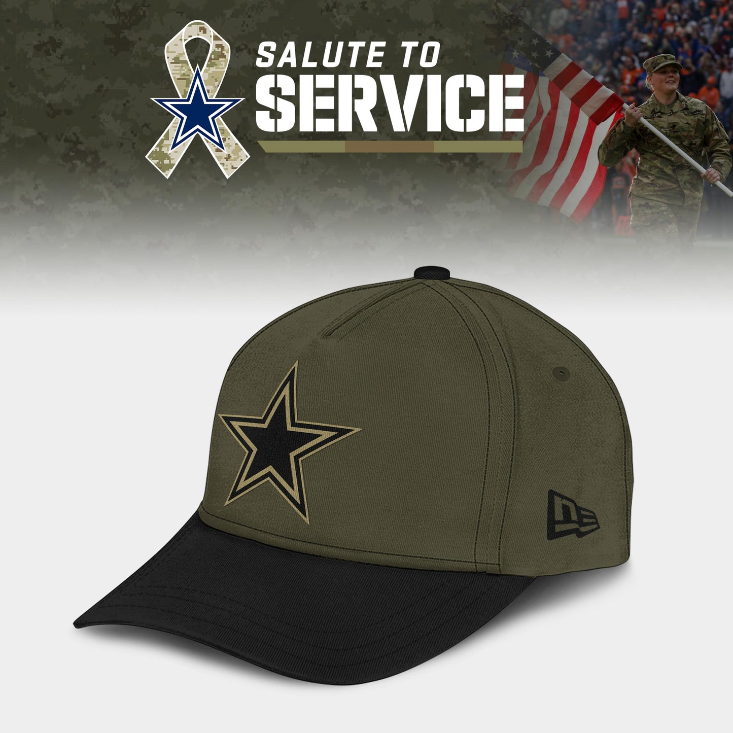 Dallas Cowboys 2025 Salute to Service Limited Combo Hoodie