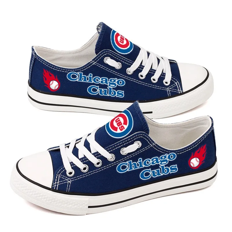 Casual printed low-top canvas shoes unisex