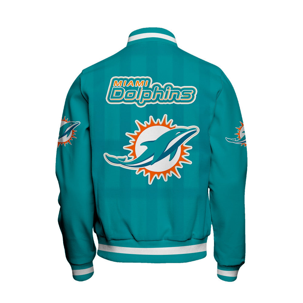 Miami Dolphins Football Team 2025 - 26 Unforgettable Memories Unisex Varsity Jacket
