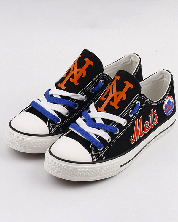 Casual printed low-top canvas shoes unisex