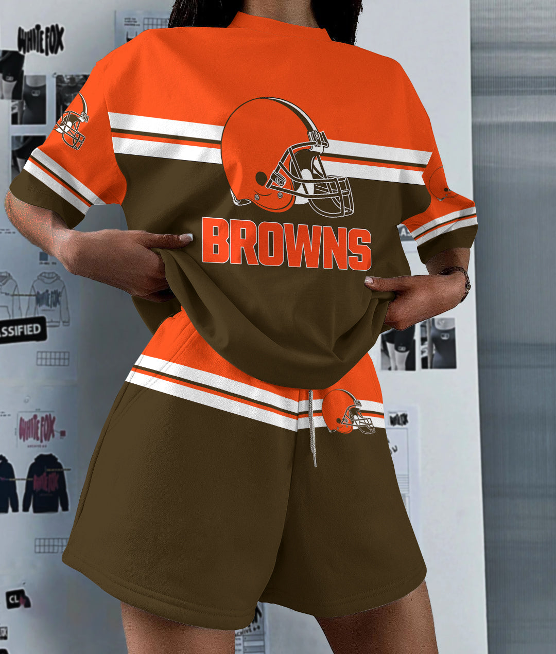 Cleveland Browns Limited Edition Women's T-Shirt & Short Set