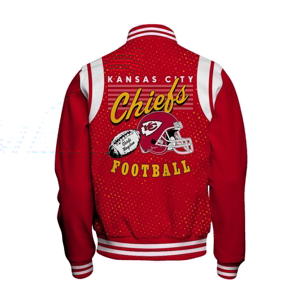 Kansas City Chiefs National Football League 2025 Make Your Mark Unisex Varsity Jacket