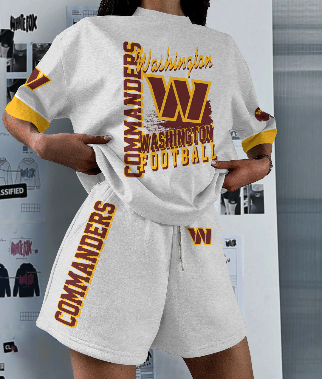 Washington Commanders Limited Edition Women's T-Shirt & Short Set