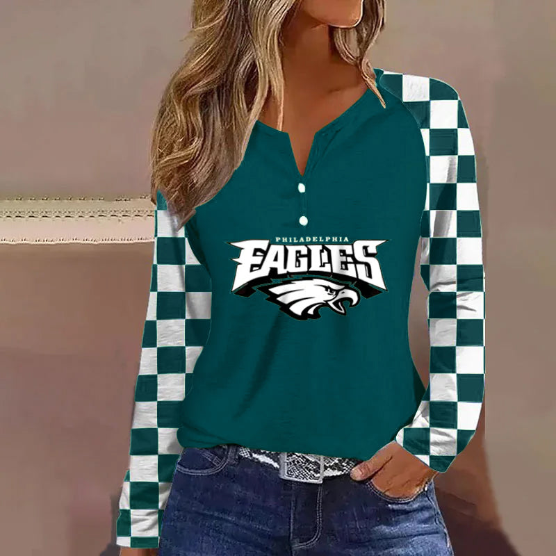 V NECK SHIFT CASUAL BLOUSE