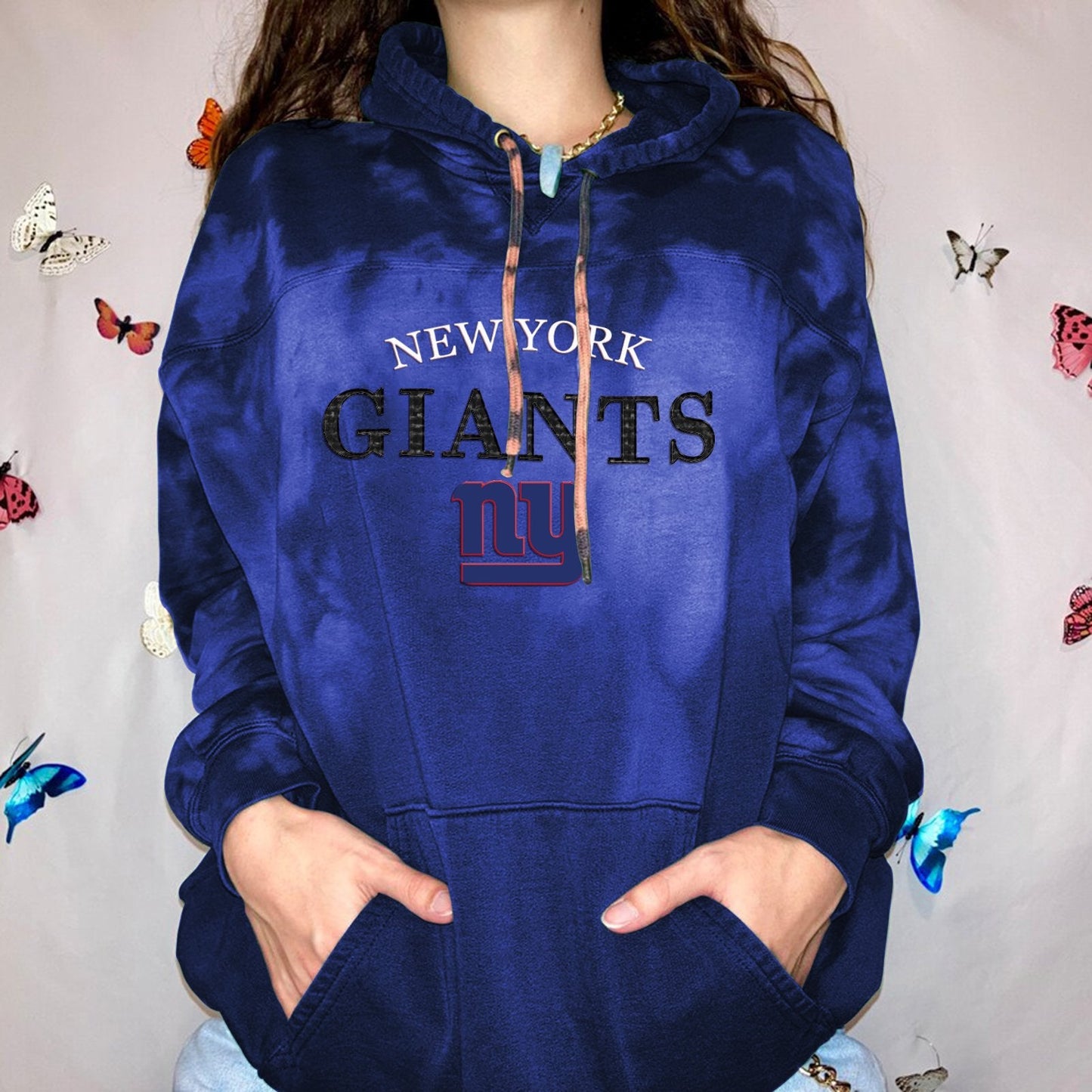 New York Giants Women Printed  Hoodie