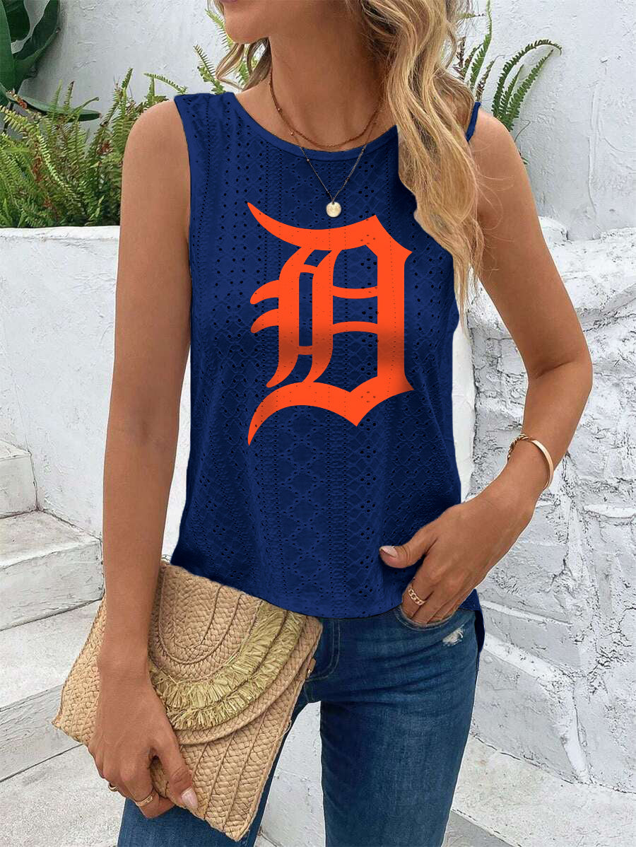 Detroit Cut Out Wrap Cross Wrap Back Asymmetrical Beach Tank Top