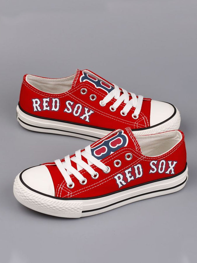 Casual printed low-top canvas shoes unisex