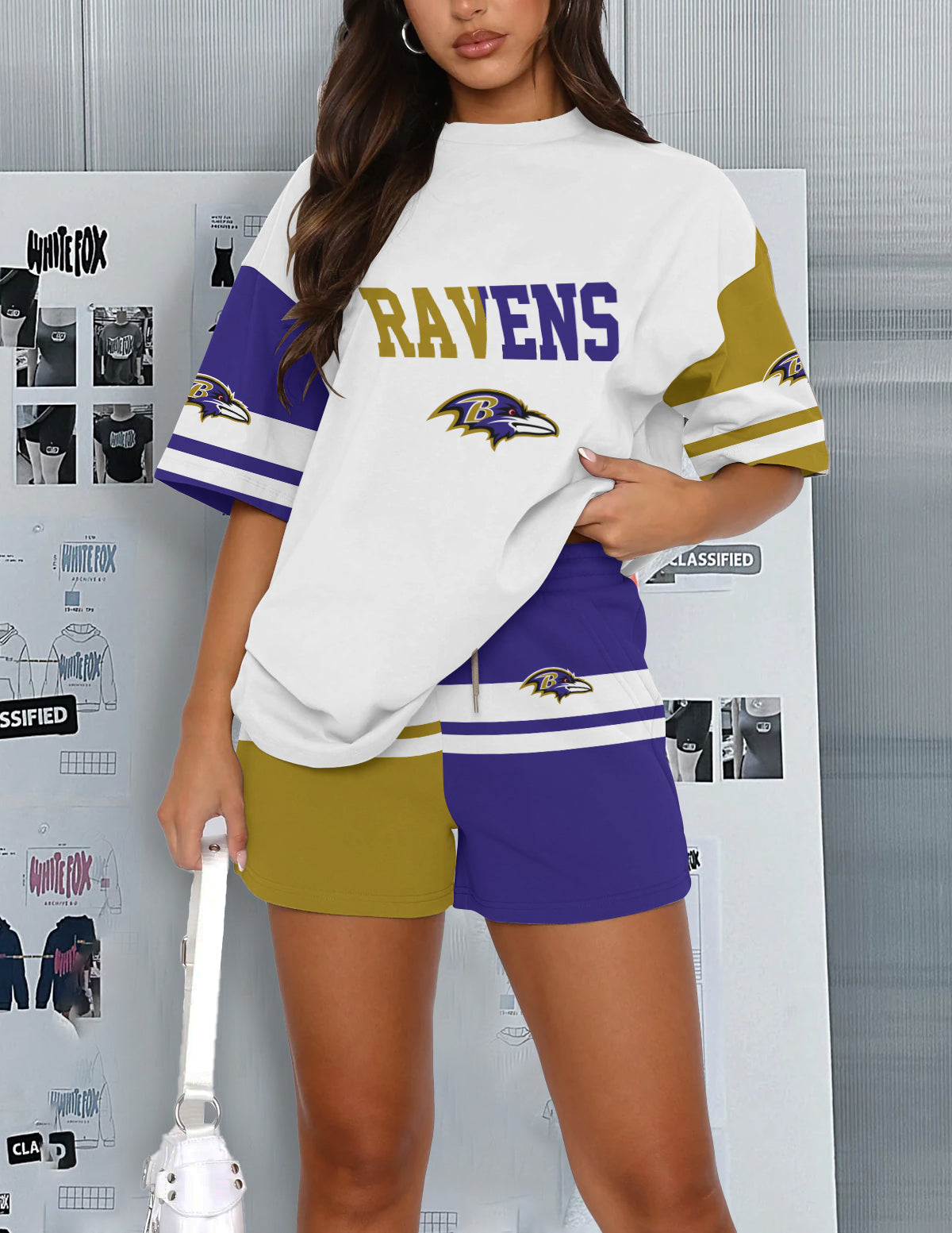 Baltimore Ravens  Limited Edition Women's T-Shirt & Short Set