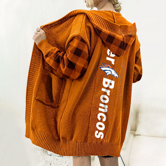 Drop Shoulder Hooded Duster Cardigan