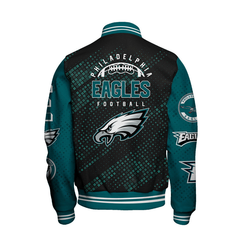 Philadelphia Eagles National Football League Pattern Varsity Jacket V13