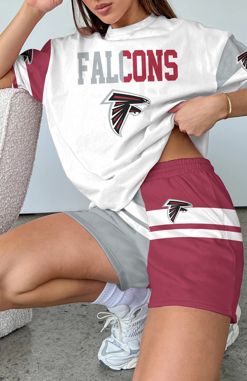 Atlanta Falcons  Limited Edition Women's T-Shirt & Short Set