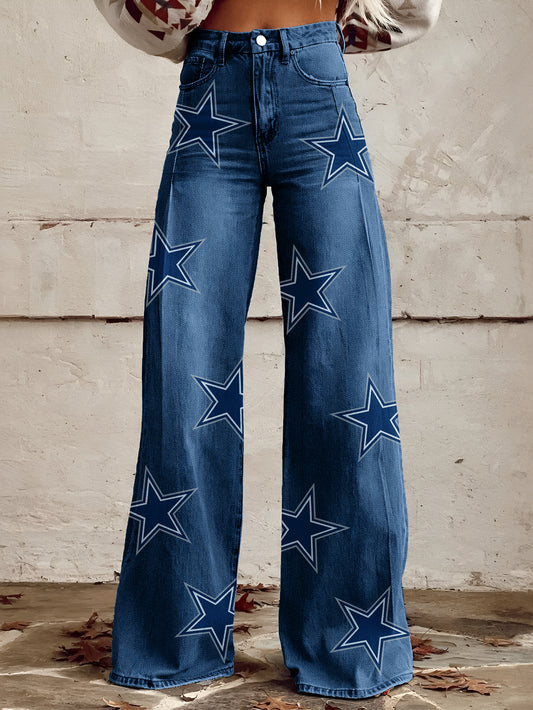 Women's Vintage casual wide LegPants