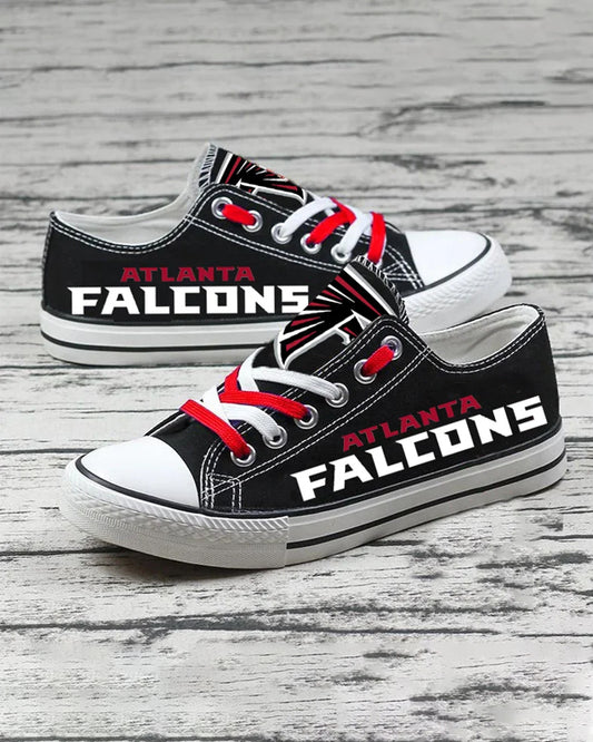 Casual printed low-top canvas shoes unisex