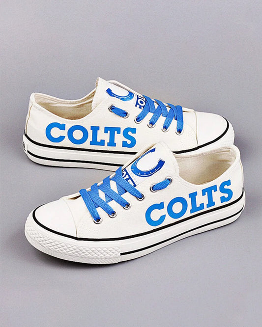 Casual printed low-top canvas shoes unisex