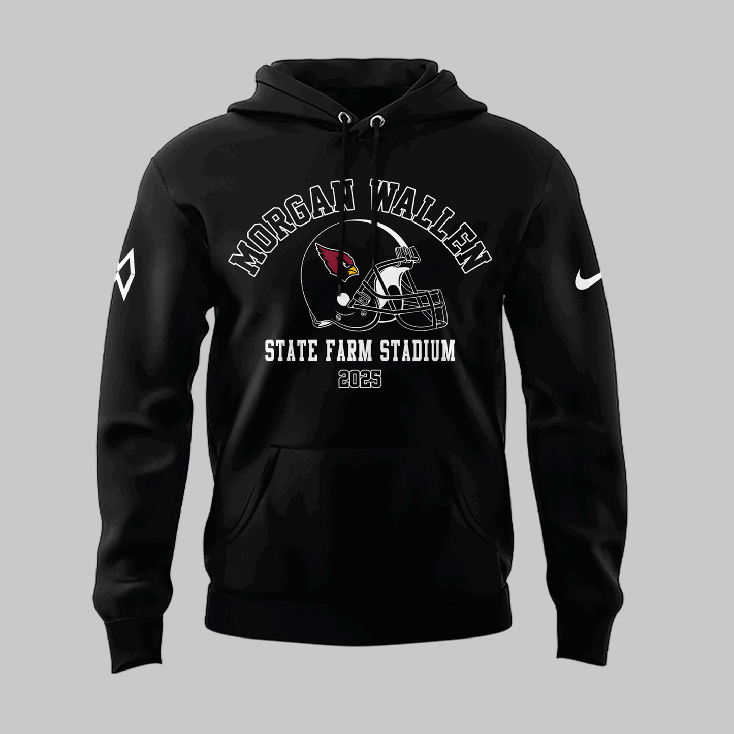 Special New Morgan Wallen x Arizona Cardinals Black Hoodie
