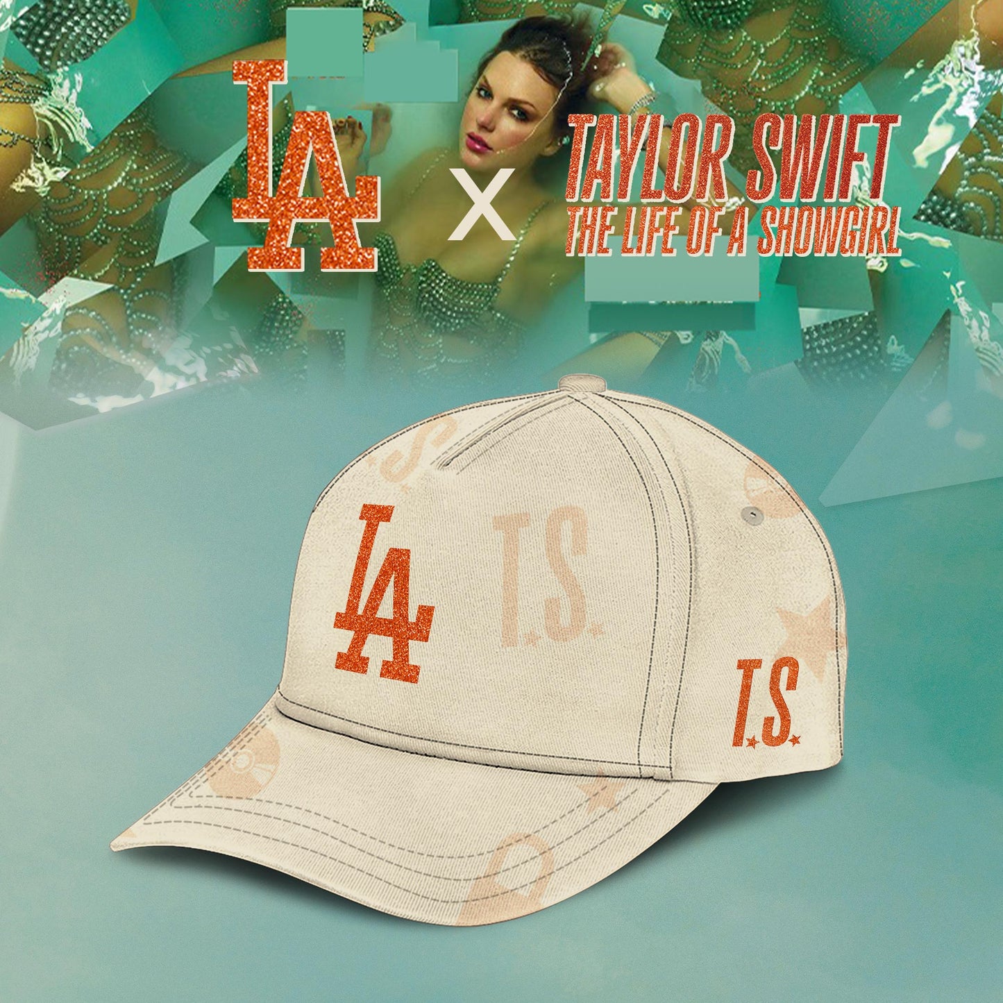 Los Angeles Dodgers x Taylor Swift “The Life of a Showgirl” 2025 Limited Editions Jersey