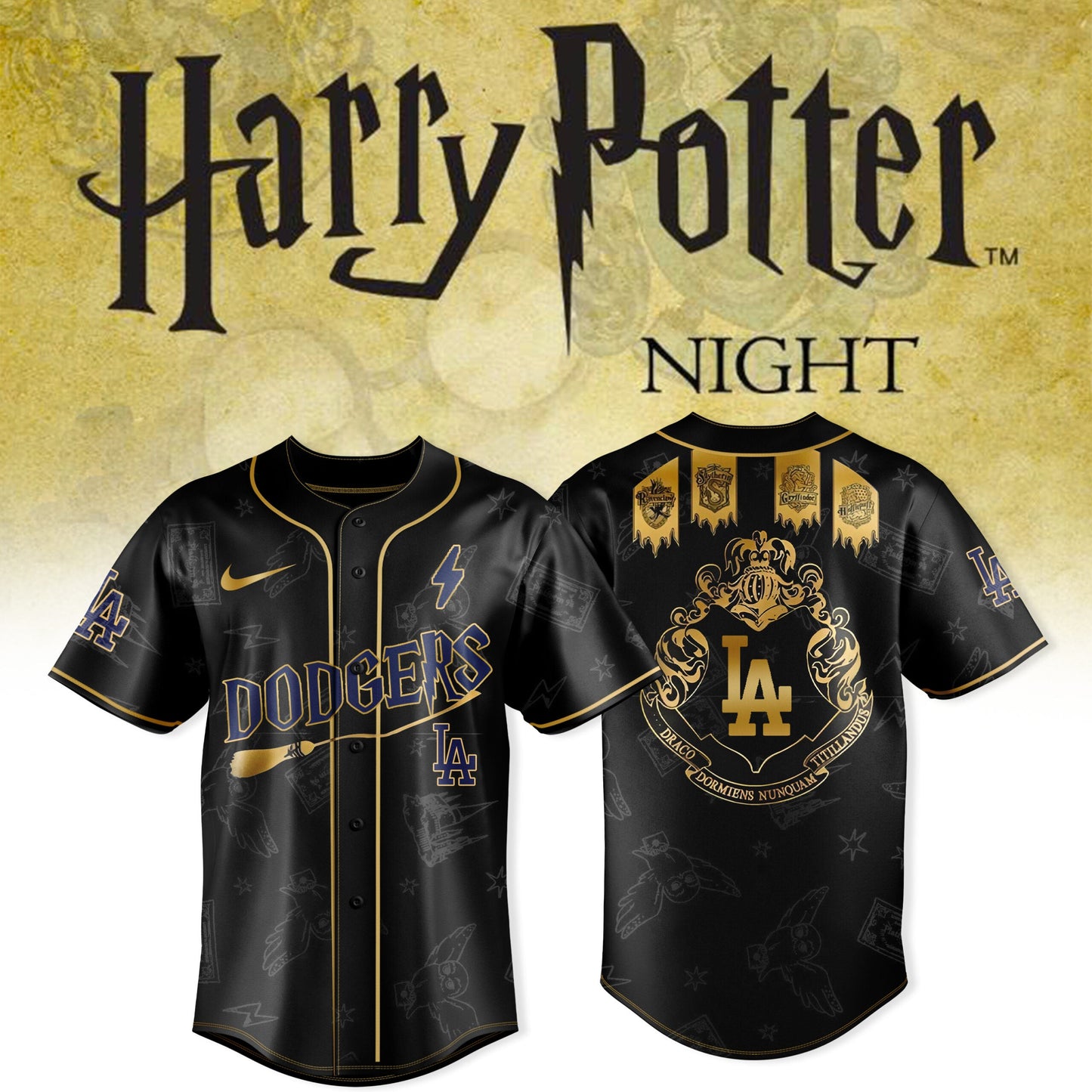 Los Angeles Dodgers x Harry Potter New Collection Jersey