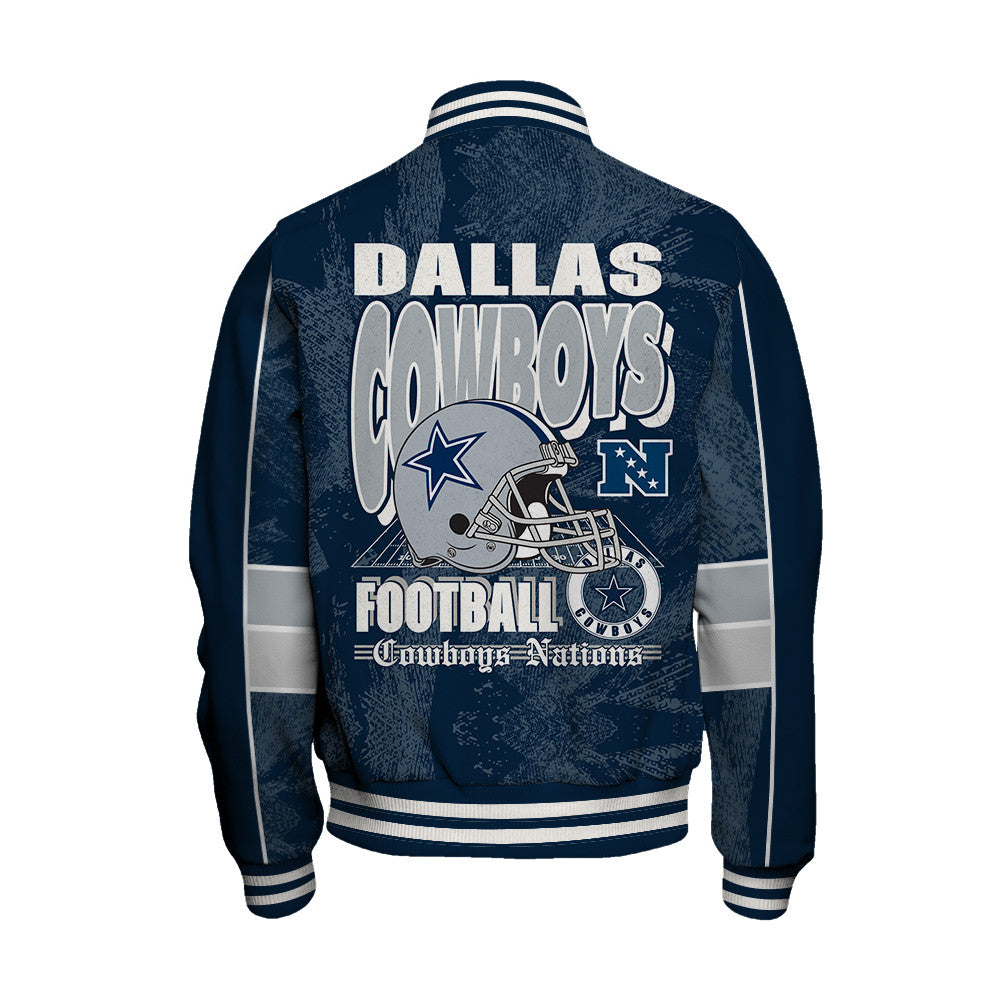 Dallas Cowboys Football Team 2025 - 26 Cheering Symbols Unisex Varsity Jacket