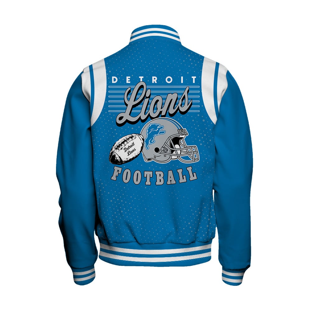 Detroit Lions National Football League 2025 Make Your Mark Unisex Varsity Jacket