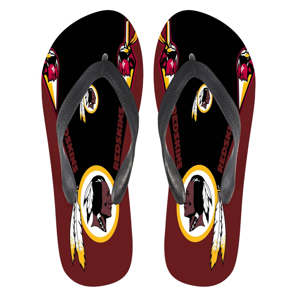 Washington Redskins Flip Flops