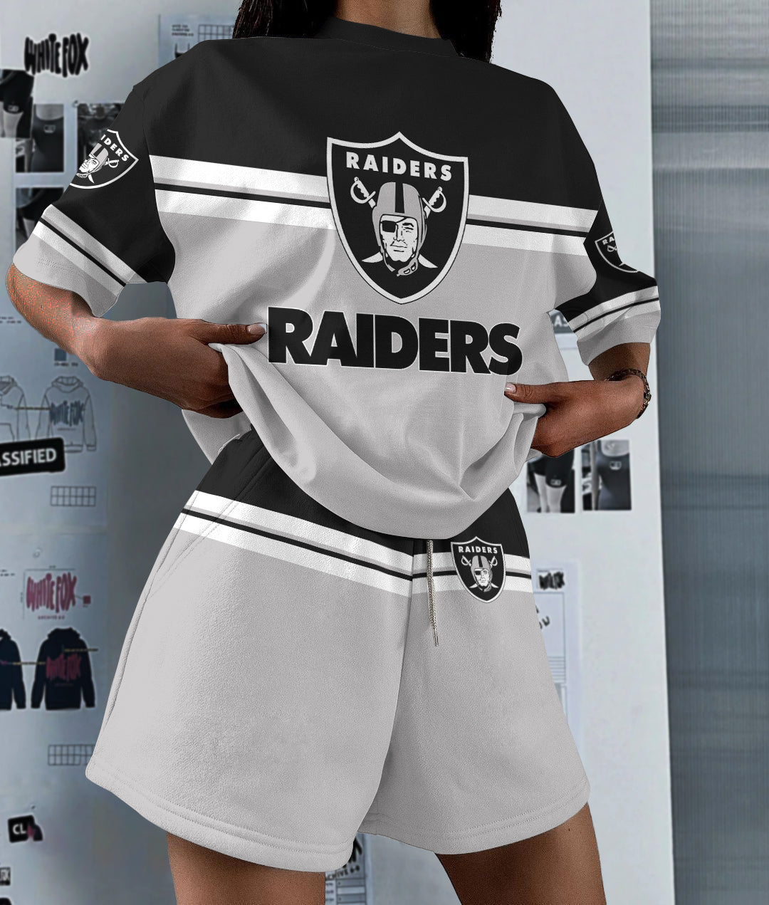Las Vegas Raiders Limited Edition Women's T-Shirt & Short Set