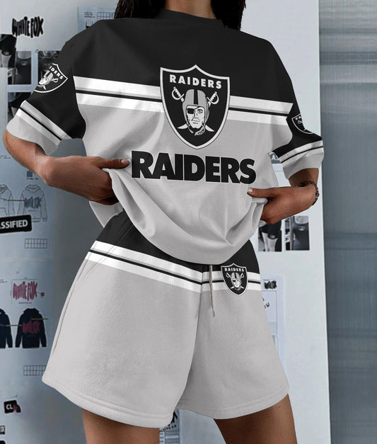 Las Vegas Raiders Limited Edition Women's T-Shirt & Short Set