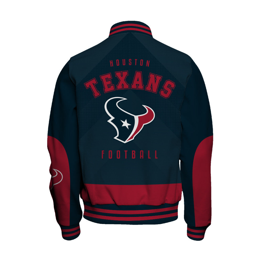 Houston Texans Football Team 2025 - 26 Stay Ahead Of The Trend Unisex Varsity Jacket