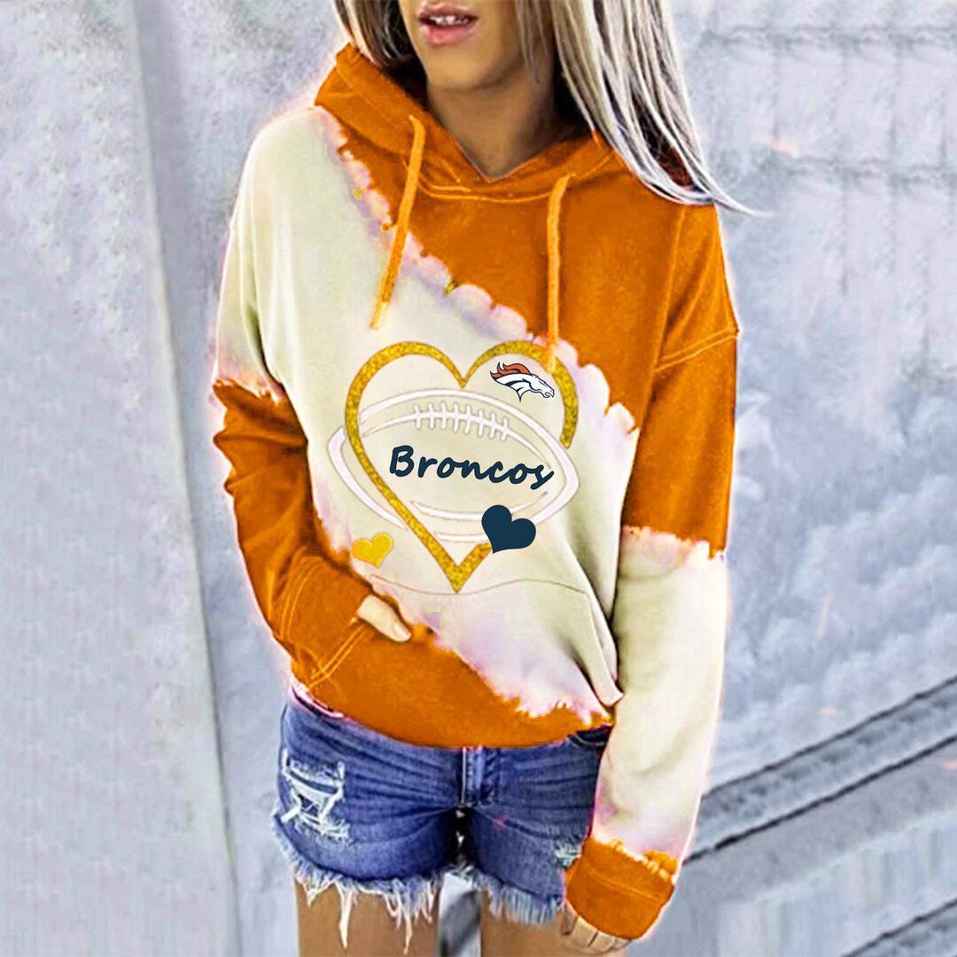 Denver Broncos
Fashion Printed Patchwork Hoodie