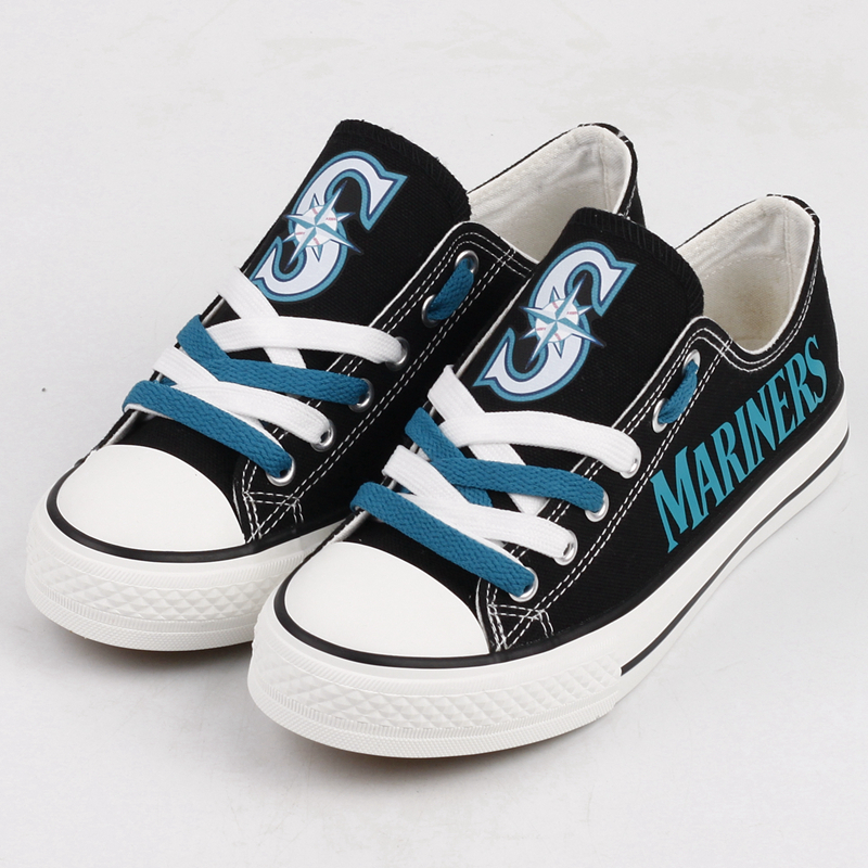 Casual printed low-top canvas shoes unisex