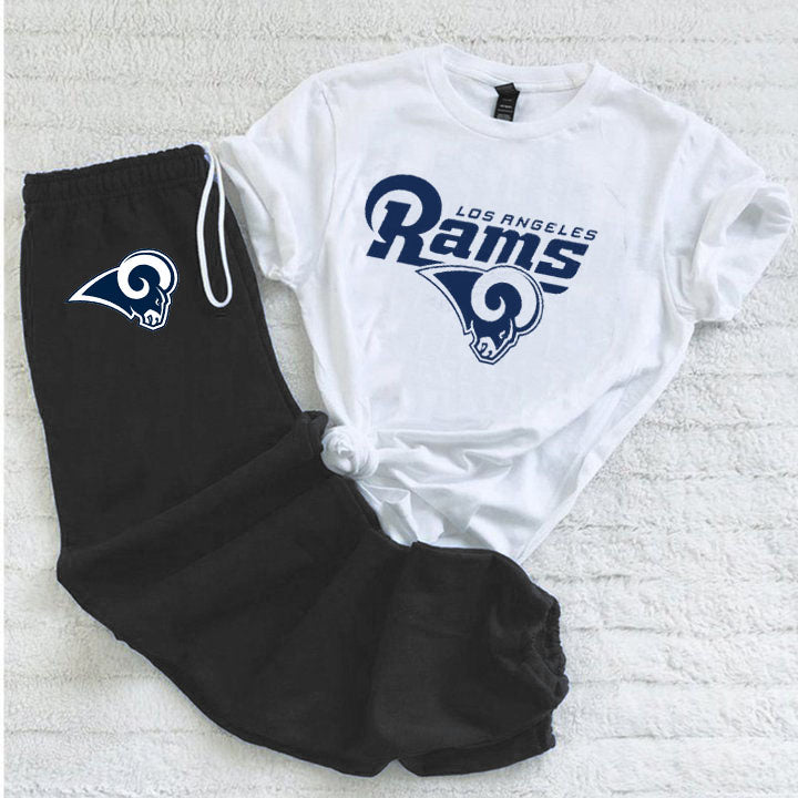 Casual loose fashion printed suit