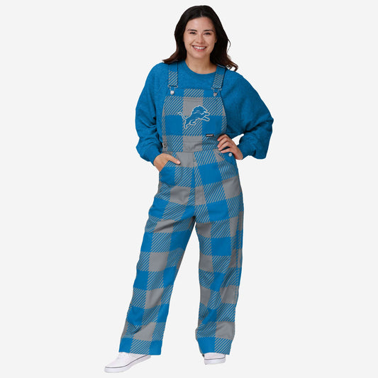 New Womens Plaid Bib Overalls