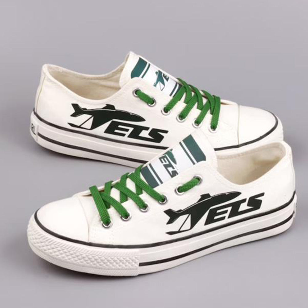 Casual printed low-top canvas shoes unisex