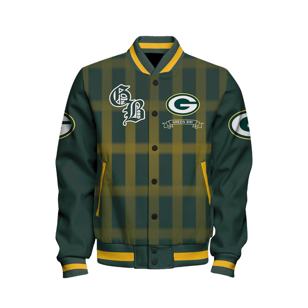 Green Bay Packers Football Team 2025 - 26 Unforgettable Memories Unisex Varsity Jacket