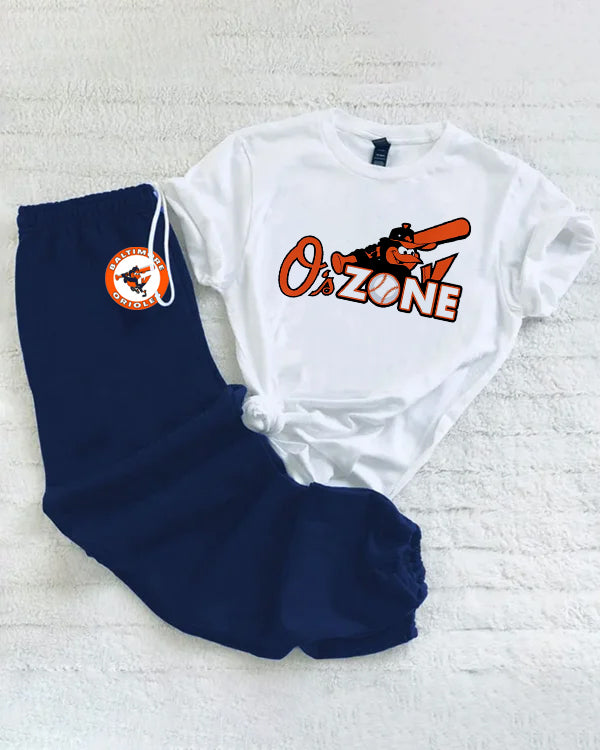 Casual loose fashion printed suit