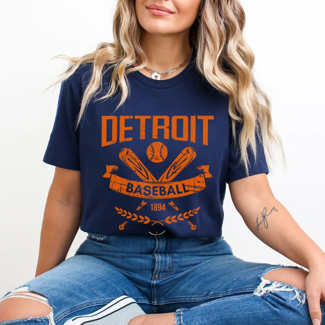 Detroit Tigers Baseball Tshirt