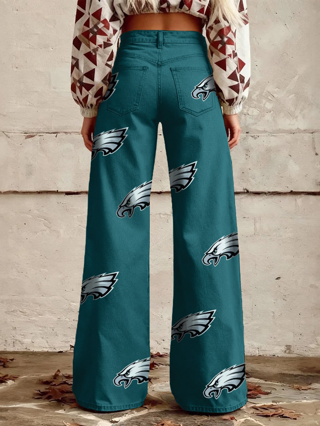 Women's Vintage casual wide LegPants