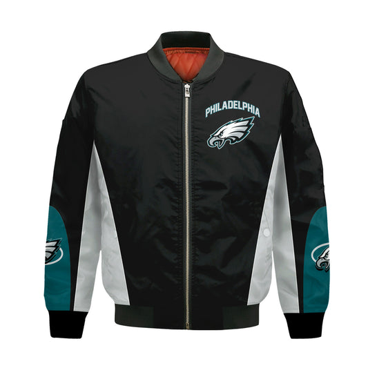 Philadelphia Eagles Football Team 2025 - 26 In Sync With The Home Team Bomber Jacket